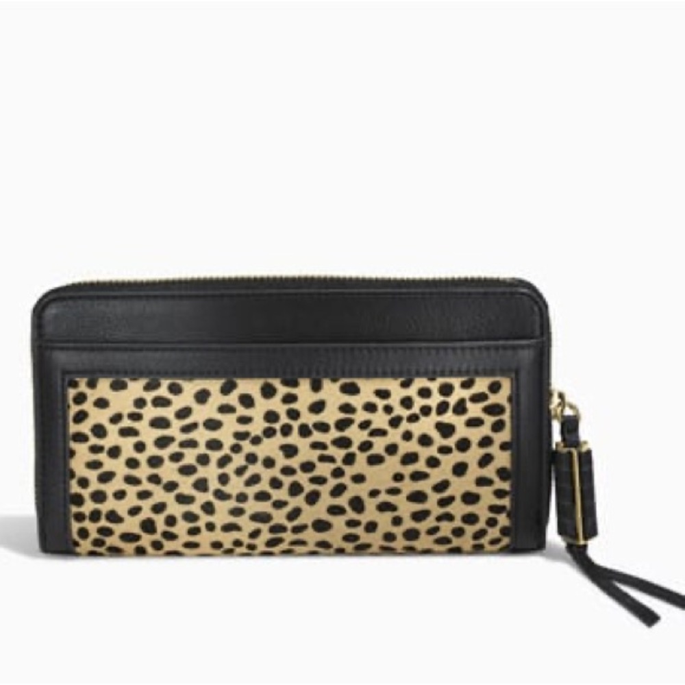 Stella & Dot Covet Calf Hair Wallet